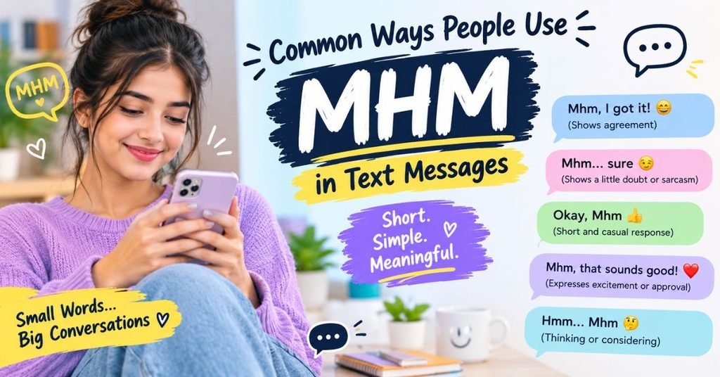 Common Ways People Use MHM in Text Messages