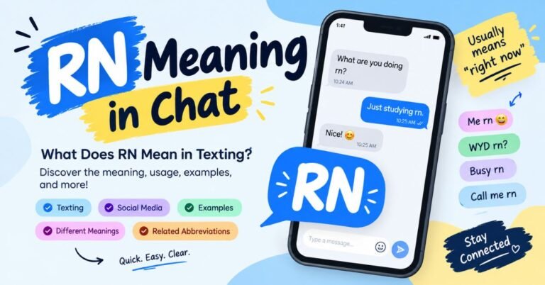 RN Meaning in Chat: What Does RN Mean in Texting?